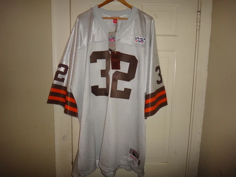Jim Brown 1963 Mitchell & Ness Cleveland Browns Mens Throwback Legacy Jersey 4XL Cover