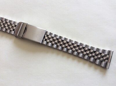Cinturino In Acciaio Scatolato Ansa 20mm Steel Watch Band Strap Jubilee M308 • 13.42€