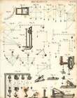 1802  Mechanics Diagrams Of Force Pulleys Slopes Copperplate