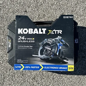 Kobalt 24V - XTR 7-1/4-in Cordless Circular Saw ✅ TOOL ONLY ✅ w/ Hard Case NEW - Picture 1 of 3