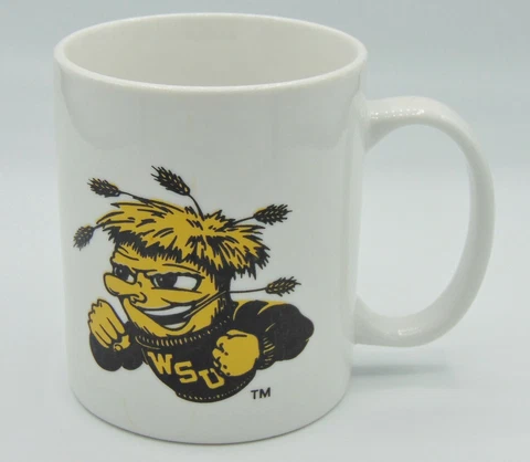 Wichita State University Shockers WSU 10 oz Coffee Mug Preowned Cover