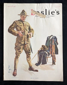 Original May 17, 1917 LESLIE'S Illustrated Newspaper WWI Photographs - Magazine - Picture 1 of 16