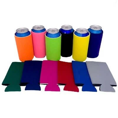 Blank Neoprene Collapsible 16 oz. Can Coolie: Choose Color and Quantity - Image 1 of 4