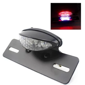 Motorcycle Rear Brake Stop Light License Plate Bracket Universal LED Tail Light - Imagen 1 de 4