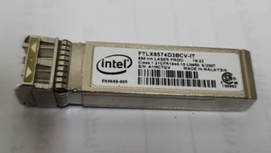 DELL XYD50 INTEL FTLX8574D3BCV-IT 10GBPS FC SFP+ 850nm SFP Transceiver - Picture 1 of 2