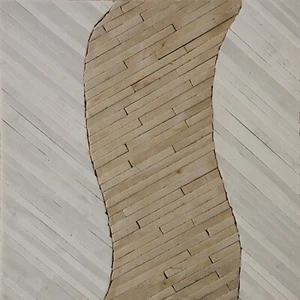 Herringbone Mosaic of Natural Marble Tile, for Garden or Home - Picture 1 of 1