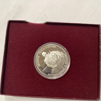 1982 Proof Silver Washington Commemorative Half Dollar OGP  - Image 1 of 4