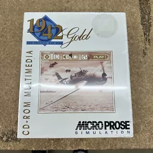 1942 Gold Pacific Air War IBM Micro Prose 1994 MS-DOS NEW - Picture 1 of 6