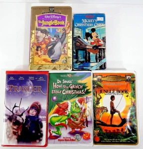 LOTE DE 5 VHS PROBADOS How The Grinch Stole Christmas Prancer Returns - Imagen 1 de 12