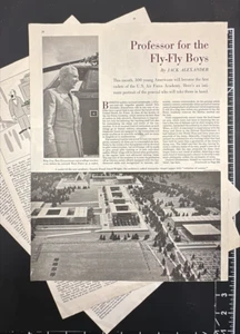 Professor for the Fly-Fly Boys First USAF Academy Class Magazine Article 1955 - Picture 1 of 5