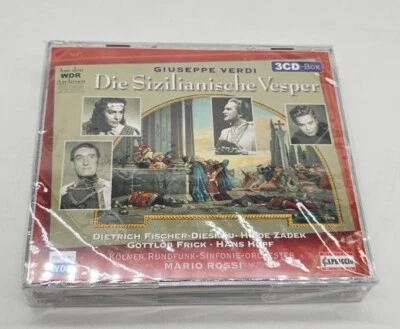 Verdi The Sicilian Vespers Sung in German Crack On Back Of Case - Image 1 of 4