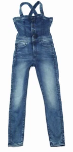 Latzhose G-star Lynn Pinafore Jumpsuit Jeans gr. M Blau Hose Denim Stretch - Bild 1 von 8