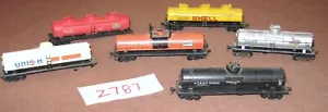 6 HO Tanker Cars Pennsalt Chemicals Union 76 Hooker PETRO-TEX SHELL A.T. & S.E. - Foto 1 di 3