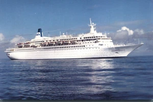 Postal publicitaria Golden Princess Cruises the Love Boat Ship - Imagen 1 de 2