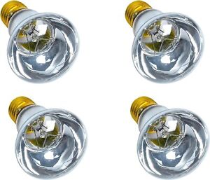 4 Pack Light Bulbs for Lava Lamps 20W, 120v 25watt R12 R39 E17 Reflector Bulbs*