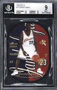 2003-04 E-X Jambalaya #1 LeBron James BGS 9