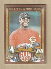 2023 Topps Allen & Ginter KEN GRIFFEY JR RIP IT or KEEP IT CARD #'d /99 UNRIPPED