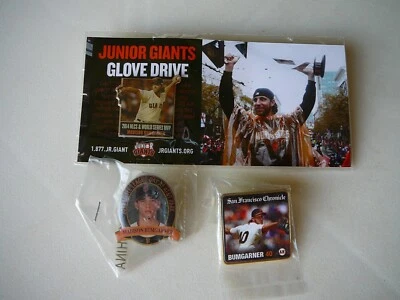 3 булавки SF Giants Madison Bumgarner - 2011 Little League, 2014 NLCS/WS MVP, хронические - Изображение 1 из 4