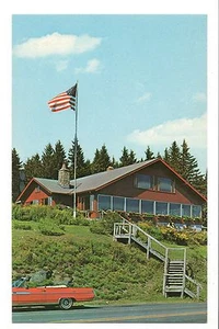 Vintage Postcard Marlboro Vermont VT Skyline Restaurant Hogback Mountain - Picture 1 of 4