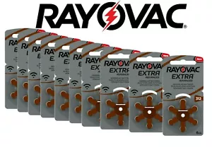60 x Rayovac Extra Advanced Hörgerätebatterien 312 braun ✅MHD 2029✅ NEU aus 2025 - Bild 1 von 14