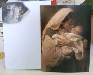 Vintage The Face Of God Christmas Greeting Card With Envelope 7x5 New Beginnings - Picture 1 of 6