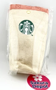 STARBUCKS JAPAN SAKURA 2025 Cherry Blossoms Bottle Shoulder Bag Tumbler Bag  New - Picture 1 of 12