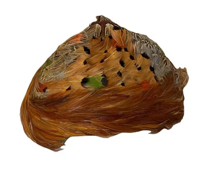 De colección Mujeres Genuino PLUMA DE FAISÁN Mediados de Siglo Fascinador Sombrero Aleta Art Deco Foto 1 de 4