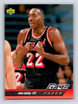 1992-93 Upper Deck - Game Faces John Salley #497 - Image 1 of 2