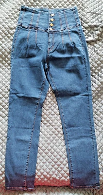 Damen Hose / dunkel blau / Shein / Gr L / neu - Bild 1 von 4