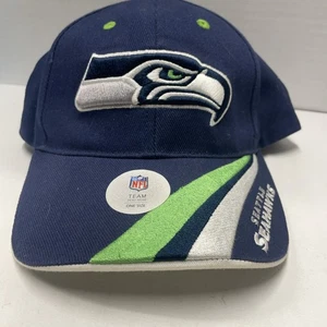Seattle Seahawks bestickte Einheitsgröße NFL Team Bekleidung verstellbare Mütze/Kappe - Bild 1 von 7