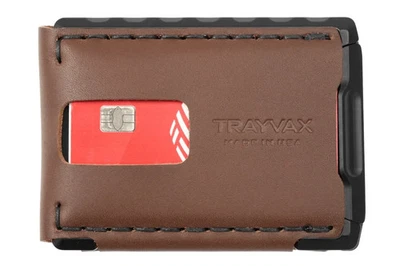 Cartera Billetera Trayvax Venture - Negra Ano / Frontier Brown Foto 1 de 4