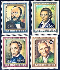 👉 AUSTRIA 1992 FAMOSOS CIENTÍFICOS MNH QUÍMICA, FLORES, FÍSICA - Imagen 1 de 1