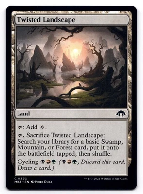 Twisted Landscape NM Modern Horizons 3 0232 MTG Regular - Image 1 of 2