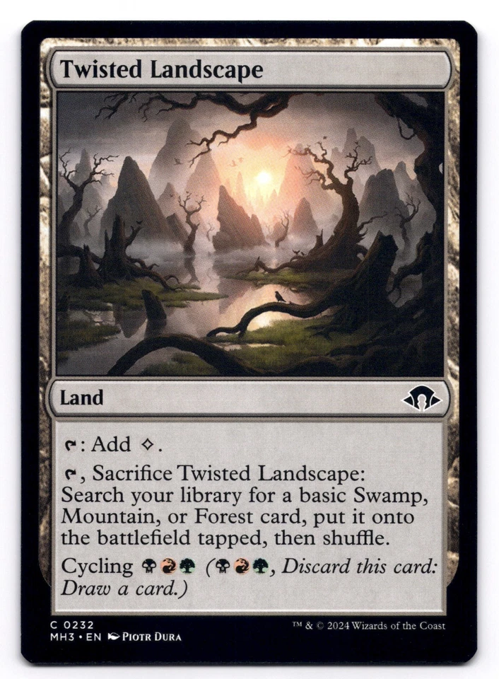 Twisted Landscape NM Modern Horizons 3 0232 MTG Regular - Image 1 of 2