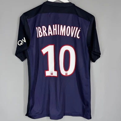 PSG PARIS SAINT-GERMAIN 2015/2016 HOME FOOTBALL SHIRT JERSEY #10 IBRAHIMOVIC - Image 1 of 4