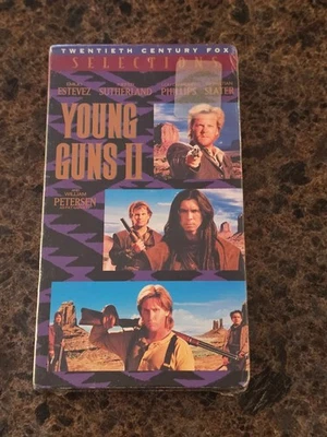 BRAND NEW Young Guns II 2 (VHS; 1995) Emilio Estevez RARE Sealed OOP Watermarks Foto 1 de 4