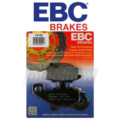 EBC Rear Organic Brake Pads for 2004-2014 Kawasaki ZX1000 Ninja ZX-10R - sx Foto 1 de 4