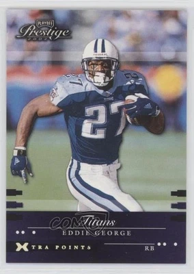 2002 Playoff Prestige Xtra Points Purple /150 Eddie George #142 - Image 1 of 2
