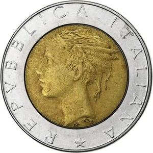 [#197949] Italy, 500 Lire, 1987, Rome, Bi-Metallic, EF, KM:111 - Picture 1 of 2