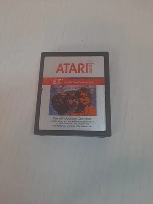 Vintage E.T. The Extra-Terrestrial (Atari 2600, 1982) Cartridge Only Pre-owned - Image 1 of 4