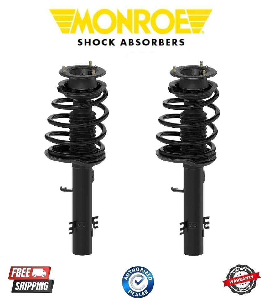 Conjunto de puntal de suspensión delantera L/R y muelle helicoidal Monroe para 04-10 BMW X3 2,5 L Foto 1 de 1