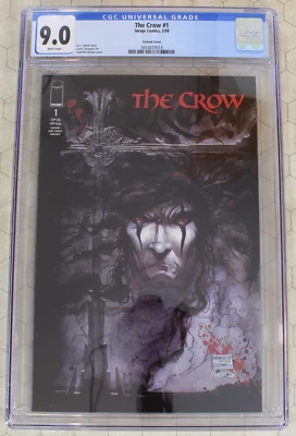 THE CROW #1 CGC 9.0 (1999) VARIANT COVER (Image Comics)!! - Image 1 of 3