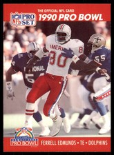 1990 Pro Set Ferrell Edmunds Football Cards #340