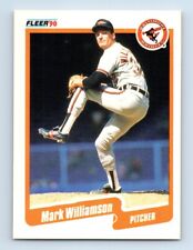 1990 Fleer Mark Williamson Baltimore Orioles #194