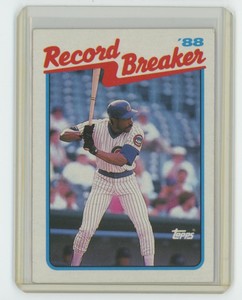 1989 Topps Andre Dawson .  Chicago Cubs #4