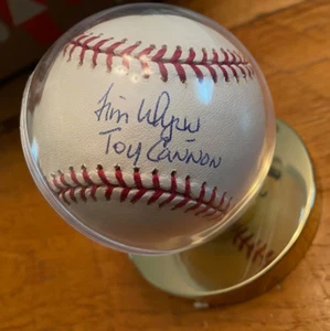 Jim Wynn Houston Astros "Toy Cannon" Autographed Signed Baseball - Picture 1 of 2