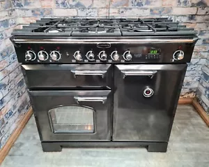 Rangemaster Classic Deluxe 100 Black/Chrome - DELIVERY AVAILABLE - Picture 1 of 8