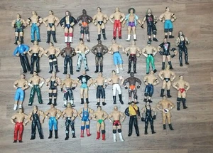 WWE Jakks Pacific Ruthless Aggression Era Action Figures Lot of 42 Wrestling - Picture 1 of 7