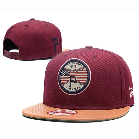 PITTSBURGH PIRATES BASEBALL HAT NEW ERA 9FIFTY MLB AMERICAN FLAG USA Cover