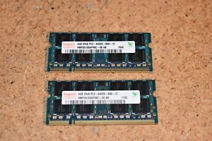 Hynix 8GB (2x4GB) PC2-6400S 2Rx8 Laptop RAM DDR2 HMP351S6AFR8C - S6 AB (2 x 4GB)
